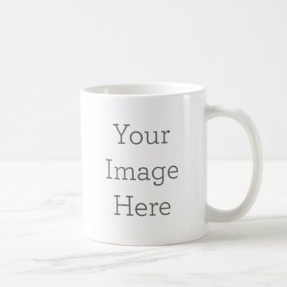 create your own 11oz coffee mug, white